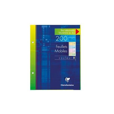 Clairefontaine CLAIRFTN ETUI 200 FM 17X22 SY ASS 4COUL Clairefontaine CLAIRFTN ETUI 200 FM 17X22 SY ASS 4COUL