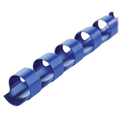 GBC CombBind - Polyvinylchloride (PVC) - 6 mm - 21 ringen - A4 (210 x 297 mm) - 25 vellen - blauw - 100 stuks plastic inbindkam GBC CombBind - Polyvinylchloride (PVC) - 6 mm - 21 ringen - A4 (210 x 297 mm) - 25 vellen - blauw - 100 stuks plastic inbindkam