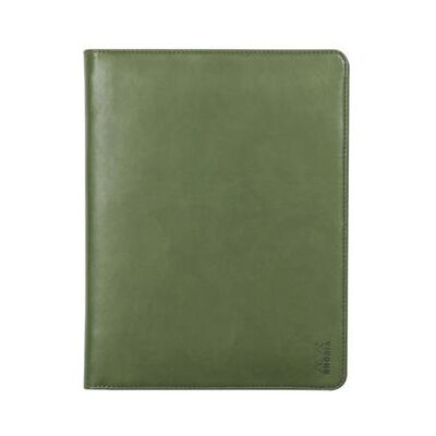 RHODIA - Gezipte map - klein, A5 - Italiaans kunstleer - saliekleur RHODIA - Gezipte map - klein, A5 - Italiaans kunstleer - saliekleur