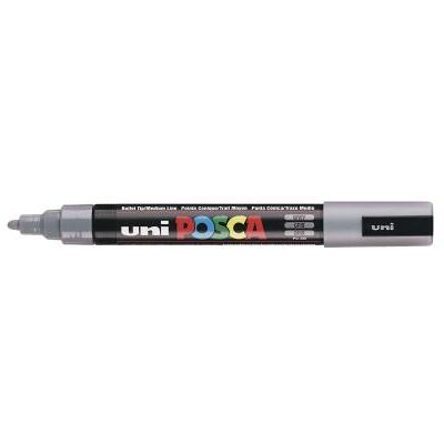 Uni-Ball POSCA PC5M PTE MEDIUM GRIJS Uni-Ball POSCA PC5M PTE MEDIUM GRIJS