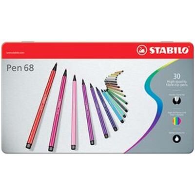 STABILO PEN68 METALEN DOOS 20 VILTEN STABILO PEN68 METALEN DOOS 20 VILTEN