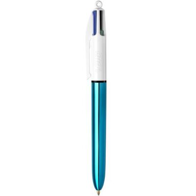 Bic Vulpen Shine 4 kleuren Blauw Bic Vulpen Shine 4 kleuren Blauw