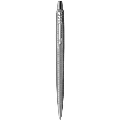 Parker Jotter 70TH ANNIVERSARY CT Balpen M Speciale editie Chroomafwerking Roestvrijstalen behuizing Ciselé-motief (lasergegraveerd) Middelgrote punt Blauwe inkt Boek in geschenkverpakking Parker Jotter 70TH ANNIVERSARY CT Balpen M Speciale editie Chroomafwerking Roestvrijstalen behuizing Ciselé-motief (lasergegraveerd) Middelgrote punt Blauwe inkt Boek in geschenkverpakking