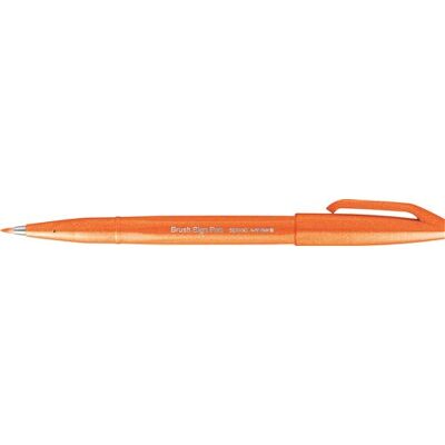 PENTEL BRUSHSIGN PEN ORANGE PENTEL BRUSHSIGN PEN ORANGE