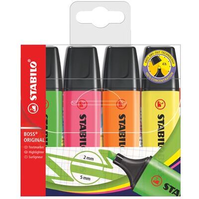 Stabilo Boss original wallet 4 pcs Stabilo Boss original wallet 4 pcs