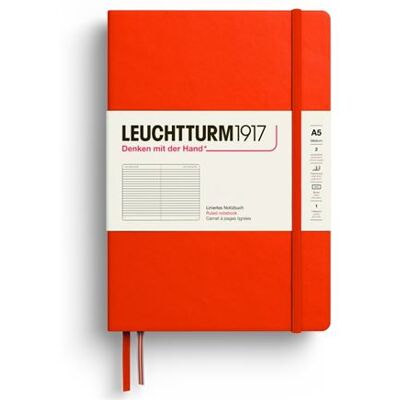 Notitieboekje A5 met harde kaft Leuchtturm1917 251 genummerde en gelijnde pagina’s Pumpkin Notitieboekje A5 met harde kaft Leuchtturm1917 251 genummerde en gelijnde pagina’s Pumpkin