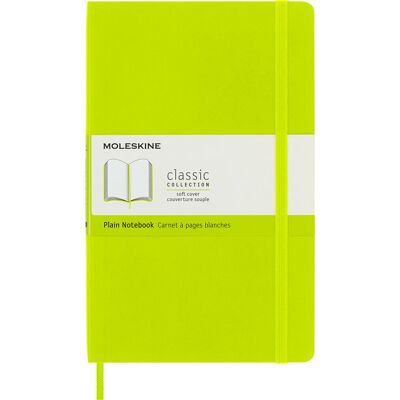 Moleskine Classic Large Zachte kaft Lime Green Notitieboekje met blanco pagina's Moleskine Classic Large Zachte kaft Lime Green Notitieboekje met blanco pagina's