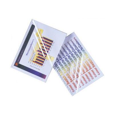 GBC HiClear - 100 stuks - PVC inbindhoes GBC HiClear - 100 stuks - PVC inbindhoes