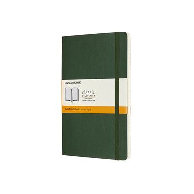 Moleskine Notitieboek Groot formaat, gelijnd & zachte kaft Groen Moleskine Notitieboek Groot formaat, gelijnd & zachte kaft Groen