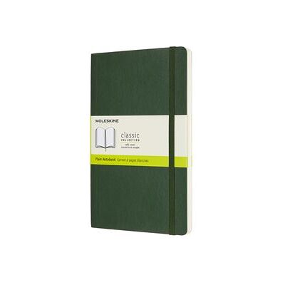 Moleskine Notitieboek Groot formaat met witte bladzijden & zachte kaft Groen Moleskine Notitieboek Groot formaat met witte bladzijden & zachte kaft Groen