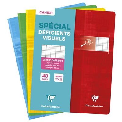 Clairefontaine CLAIRFTN CAH PIQ 17X22 48P SY 2.5 10/10 Clairefontaine CLAIRFTN CAH PIQ 17X22 48P SY 2.5 10/10