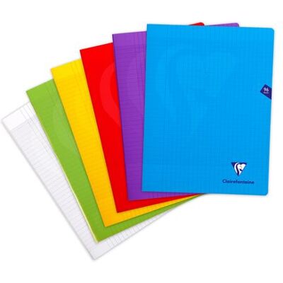 Notitieboekje met 96 pagina's Séyès Clairefontaine Mimesys 24 x 32 cm Willekeurig model Notitieboekje met 96 pagina's Séyès Clairefontaine Mimesys 24 x 32 cm Willekeurig model