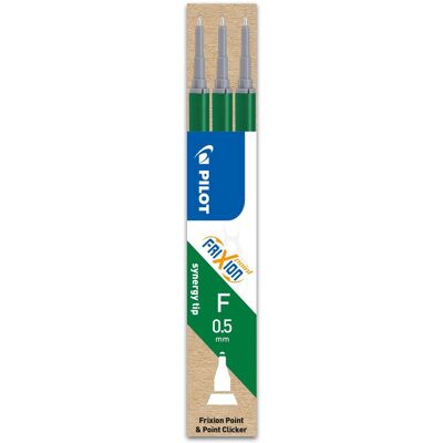 PILOT ETUI 3 RECH FRIXION POINT VERT PILOT ETUI 3 RECH FRIXION POINT VERT
