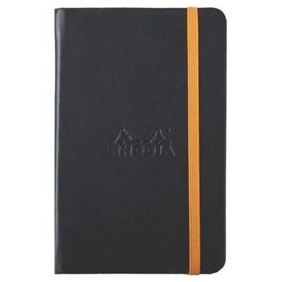 RHODIA CARNET 9X14 192P LGN NOIR RHODIA CARNET 9X14 192P LGN NOIR