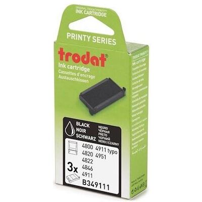 TRODAT BOITE 3 RECHARGE ENCRE NOIR TRODAT BOITE 3 RECHARGE ENCRE NOIR