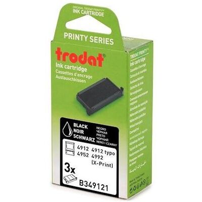 TRODAT BTE 3 RECHARGE ENCRE 6/4912 NR TRODAT BTE 3 RECHARGE ENCRE 6/4912 NR
