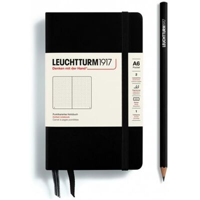 Leuchtturm1917 Notitieboek Hardcover met 185 genummerde pagina’s Zwart Leuchtturm1917 Notitieboek Hardcover met 185 genummerde pagina’s Zwart