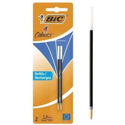 Biros Bic Shine 4 kleuren Blauw Biros Bic Shine 4 kleuren Blauw