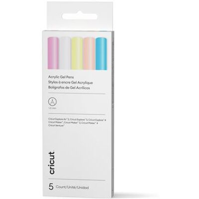 Cricut Set Van 5 Acrylgelstiften Voor Cricut Maker® Cricut Explore® En Cricut Venture™ Cricut Set Van 5 Acrylgelstiften Voor Cricut Maker® Cricut Explore® En Cricut Venture™