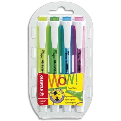 Stabilo swing cool 4 markeerstift ass Stabilo swing cool 4 markeerstift ass