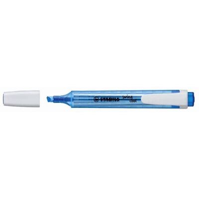 Stabilo swingcool markeerstift blauw Stabilo swingcool markeerstift blauw
