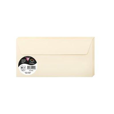 Clairefontaine POLLEN IVOIRE 25 ENV DL 110X220 Clairefontaine POLLEN IVOIRE 25 ENV DL 110X220