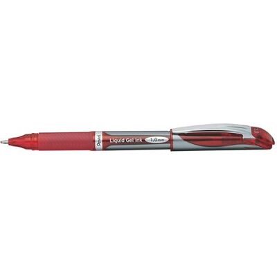PENTEL ENERGEL ROLLER 1MM ROUGE- PENTEL ENERGEL ROLLER 1MM ROUGE-