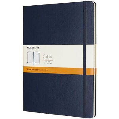 Moleskine MSK XL NOTES LIJN HARD - SAFFIER -LGN RIGIDE SAPHIR Moleskine MSK XL NOTES LIJN HARD - SAFFIER -LGN RIGIDE SAPHIR