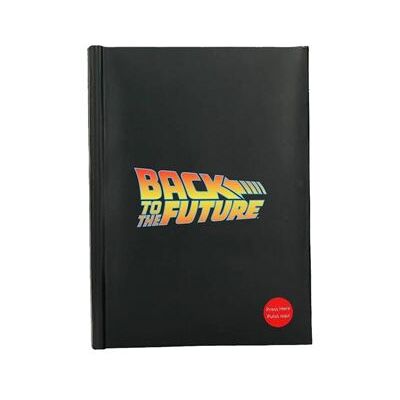 BACK TO THE FUTURE-NOTE BOOK WITH LIGHT-LOGO BACK TO THE FUTURE-NOTE BOOK WITH LIGHT-LOGO