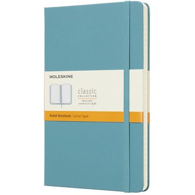 Moleskine MSK L NOTES LIJN HARD - RIF BLAUW Moleskine MSK L NOTES LIJN HARD - RIF BLAUW