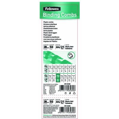 FELL. FELLOWES ANNEAUX PLASTIQUES 28 MM FELL. FELLOWES ANNEAUX PLASTIQUES 28 MM