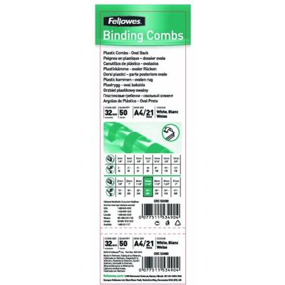 FELL. FELLOWES ANNEAUX PLASTIQUES 32 MM FELL. FELLOWES ANNEAUX PLASTIQUES 32 MM