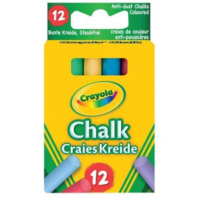 Crayola 12 CRAIES EN COULEUR Crayola 12 CRAIES EN COULEUR
