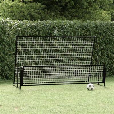 vidaXL But de Football de Rebondissement 2 en 1 Rebondisseur de Football But de Sport Jardin Cour Patio Extérieur 202x104x120 cm Acier 93373 vidaXL But de Football de Rebondissement 2 en 1 Rebondisseur de Football But de Sport Jardin Cour Patio Extérieur 202x104x120 cm Acier 93373