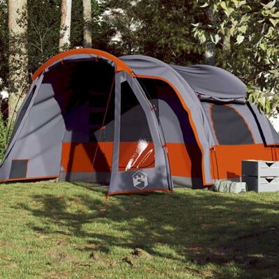 vidaXL Kampeertent 6-persoons waterdicht grijs94733 vidaXL Kampeertent 6-persoons waterdicht grijs94733