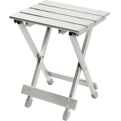 Bo-Camp Camp Gear Inklapbare Stoel/Bijzettafel Aluminium Grijs 60 kg 1404354 Bo-Camp Camp Gear Inklapbare Stoel/Bijzettafel Aluminium Grijs 60 kg 1404354