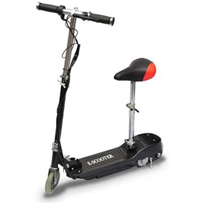 vidaXL Elektrische step met zitje 120 W zwart vidaXL Elektrische step met zitje 120 W zwart