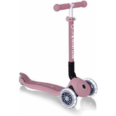 Globber Opvouwbare 3-wiel kinderscooter Lights Ecologic Berry Pink Globber Opvouwbare 3-wiel kinderscooter Lights Ecologic Berry Pink