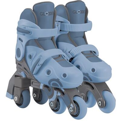 Globber evolutieve 2-in-1 rolschaats voor kinderen Maat 26-29 Asblauw Globber evolutieve 2-in-1 rolschaats voor kinderen Maat 26-29 Asblauw