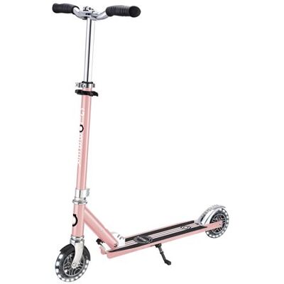 Globber Flow Elements Lights Chrome Roze step voor kinderen Globber Flow Elements Lights Chrome Roze step voor kinderen