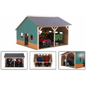 Kids Globe Schuur voor tractoren 1:16 hout 610338 Kids Globe Schuur voor tractoren 1:16 hout 610338