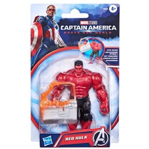 Figuur Avengers Marvel Epic Hero Series Captain America Brave New World Hulk Rood en Zwart Figuur Avengers Marvel Epic Hero Series Captain America Brave New World Hulk Rood en Zwart