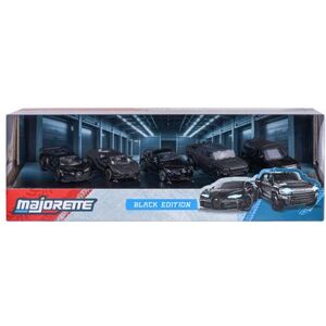 Set van 5 Majorette Black Edition-auto's Set van 5 Majorette Black Edition-auto's