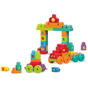 Mega Bloks First Builders 60 stuks ABC leertrein DXH35 Mega Bloks First Builders 60 stuks ABC leertrein DXH35