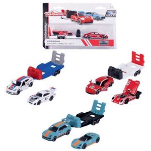 Majorette Aanhangwagen Porsche Willekeurig Model Majorette Aanhangwagen Porsche Willekeurig Model