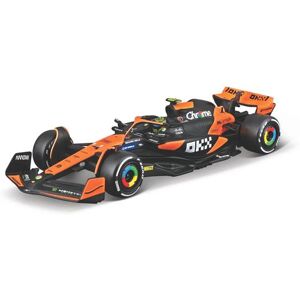 Auto Bburago F1 McLaren MCL38 Miami 2024 Norris met helm Auto Bburago F1 McLaren MCL38 Miami 2024 Norris met helm