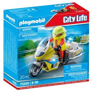 Playmobil City Life 71205 Noodmotorfiets met zwaailicht Playmobil City Life 71205 Noodmotorfiets met zwaailicht