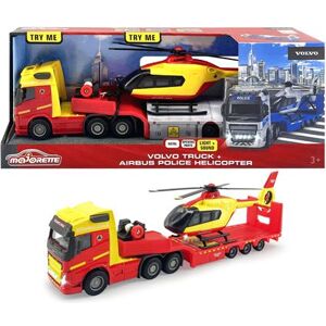 Vrachtwagen met politiehelikopter Majorette GS 35 cm Vrachtwagen met politiehelikopter Majorette GS 35 cm