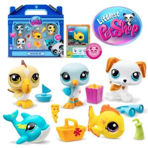 Bandai Figurine Littlest PetShop Set van 5 Strandhuisdieren Bandai Figurine Littlest PetShop Set van 5 Strandhuisdieren