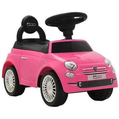 vidaXL Loopauto Fiat 500 roze vidaXL Loopauto Fiat 500 roze